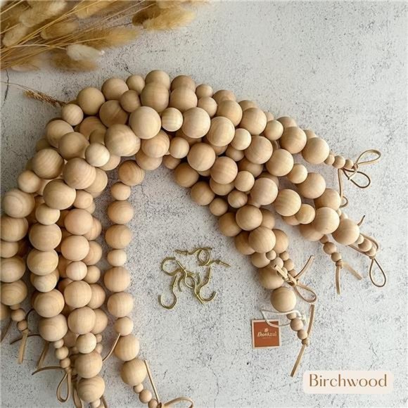 Curtain tiebacks - Curtain holdbacks - Boho Curtain tiebacks - Curtain Holder - Picture 3 of 6